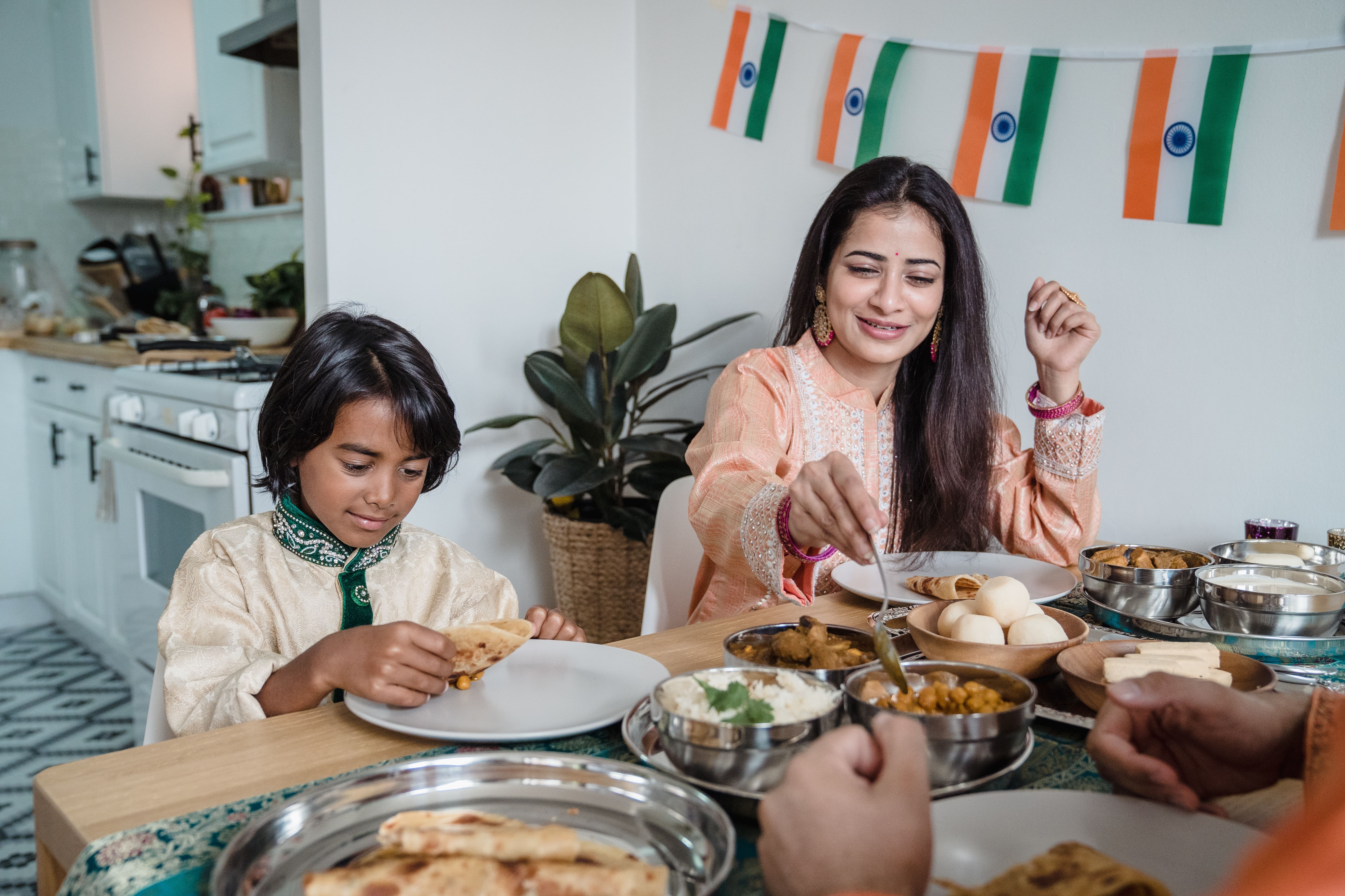 Indian home cooked meal